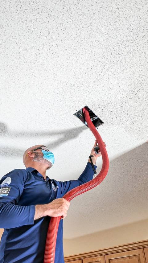 Source cleaning at every vent